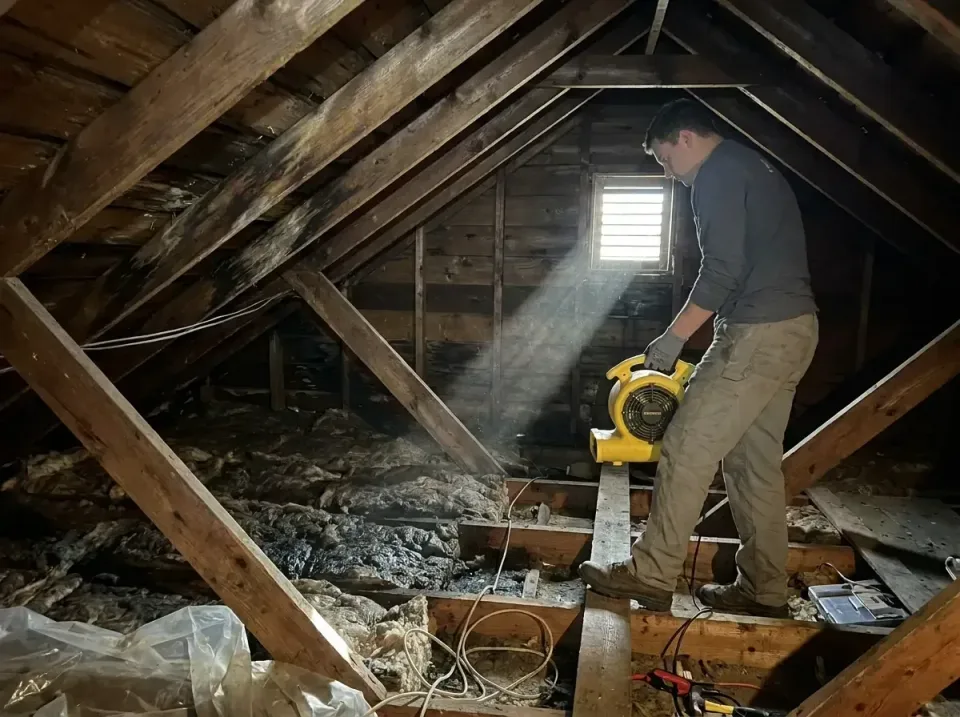 attic-water-damage-drying-proc-007 — frequently asked questions, Emergency Water Extraction & 24/7 Flood Response in Millsta…